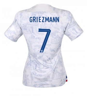 France Antoine Griezmann #7 Replica Away Stadium Shirt for Women World Cup 2022 Short Sleeve